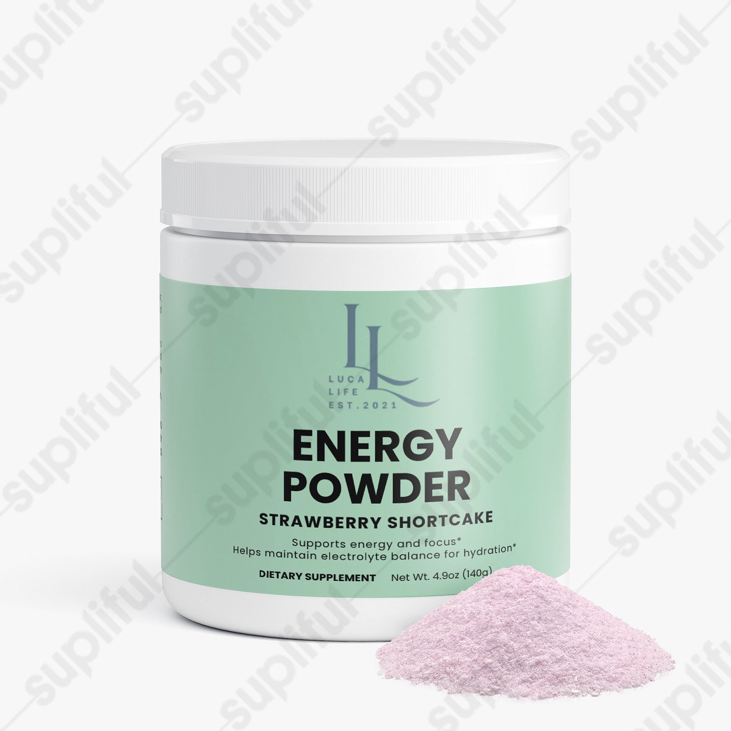 Energy Powder (Strawberry Shortcake)