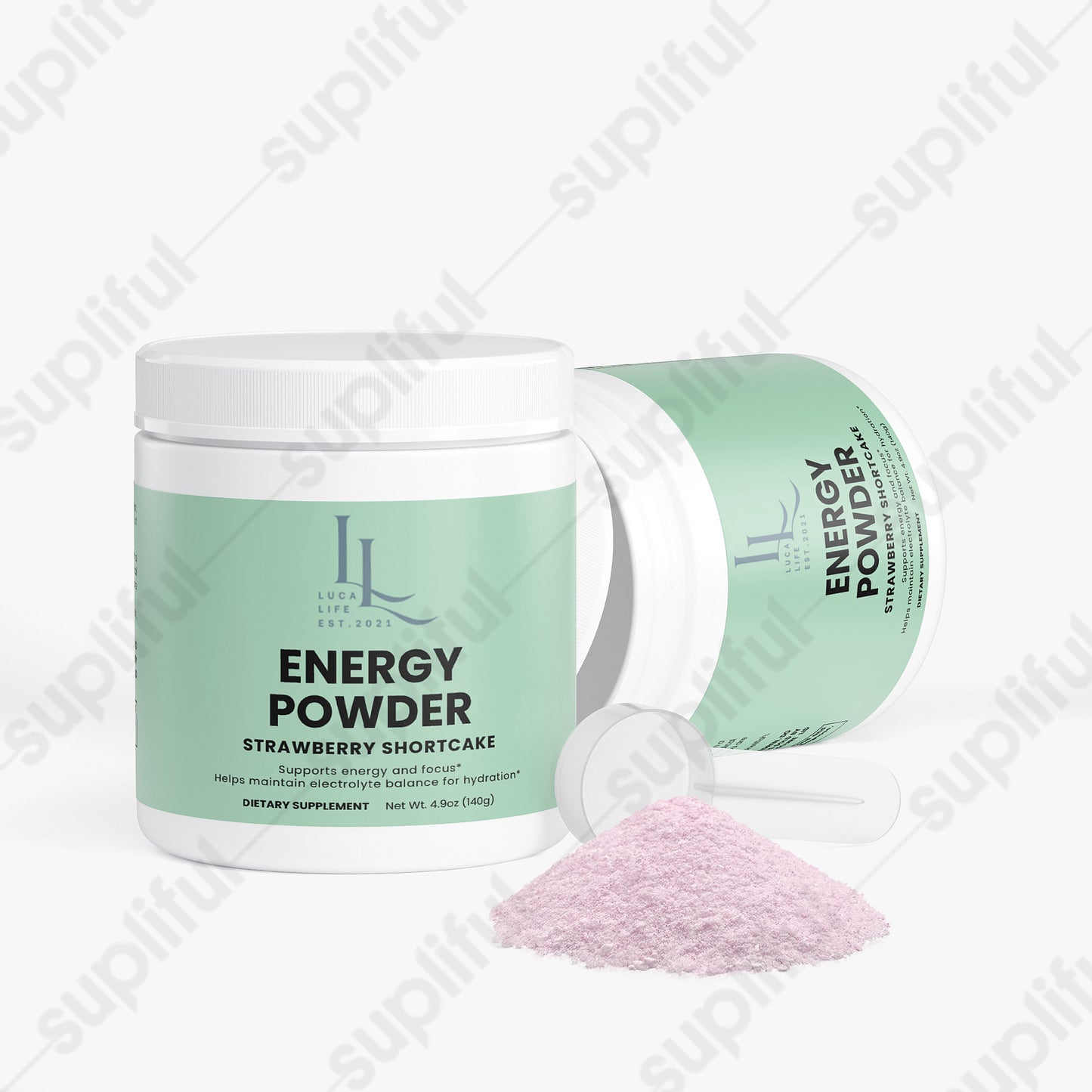 Energy Powder (Strawberry Shortcake)
