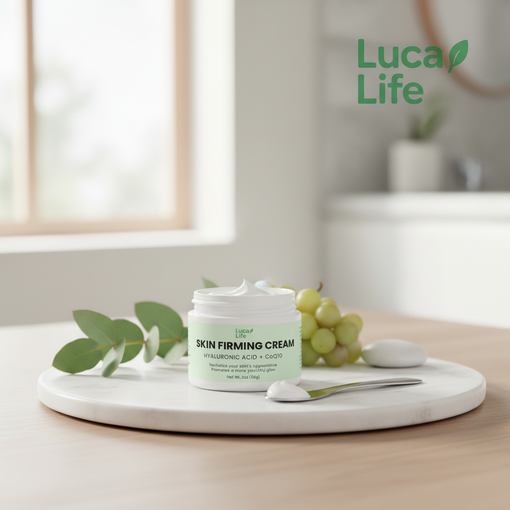 Skin Firming Cream with Luca Life Logo